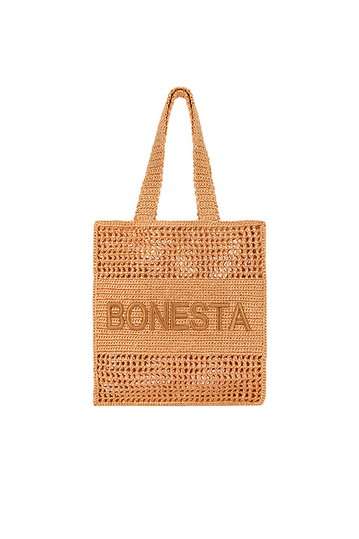 Positano Midi Caramel Plaj Çantası