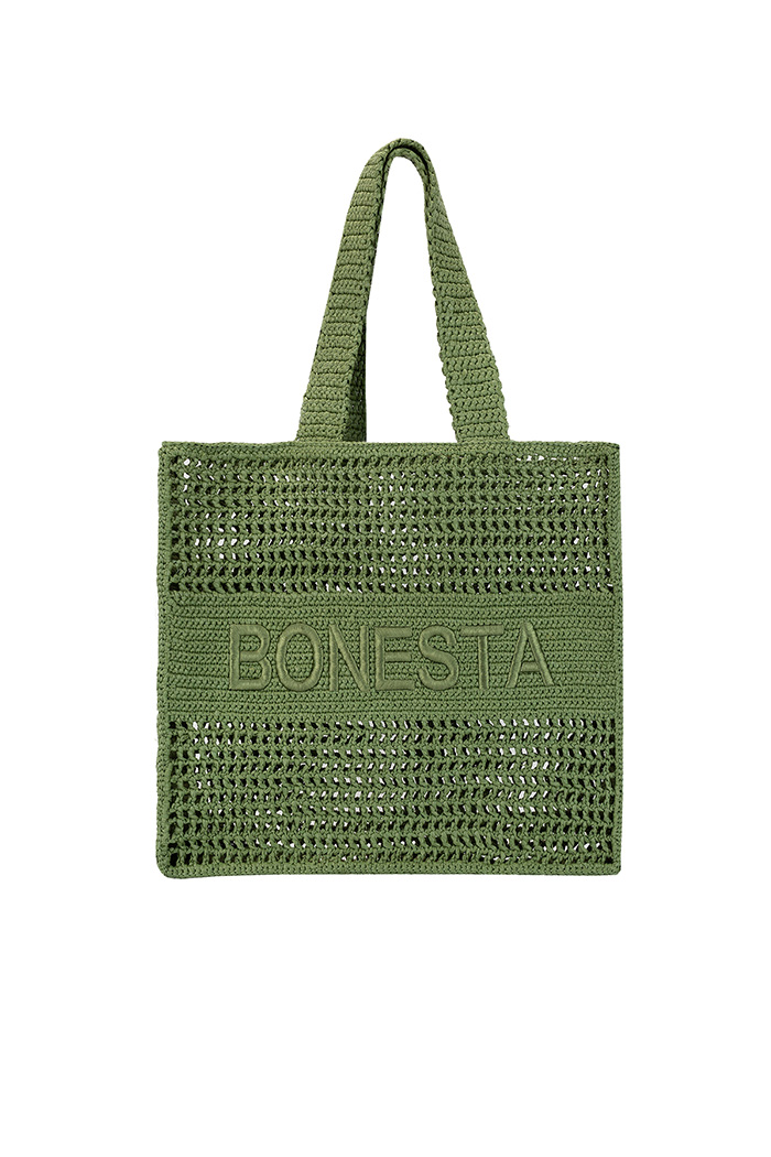 Positano Maxi Olive Green Plaj Çantası