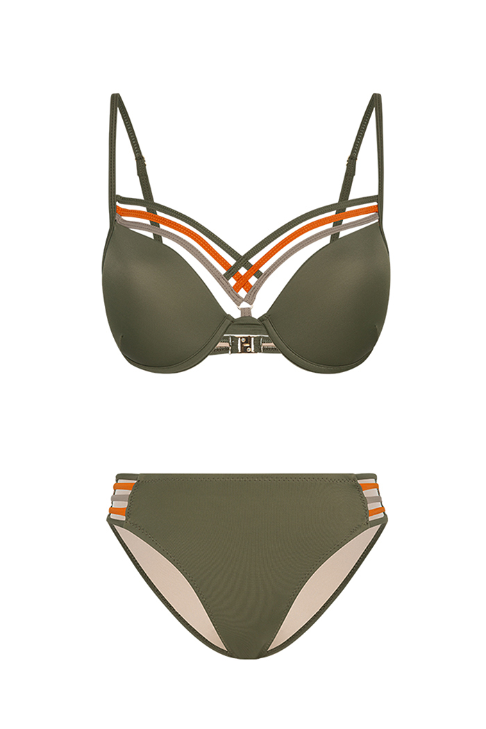 Girasole Haki Balenli Bikini Takımı