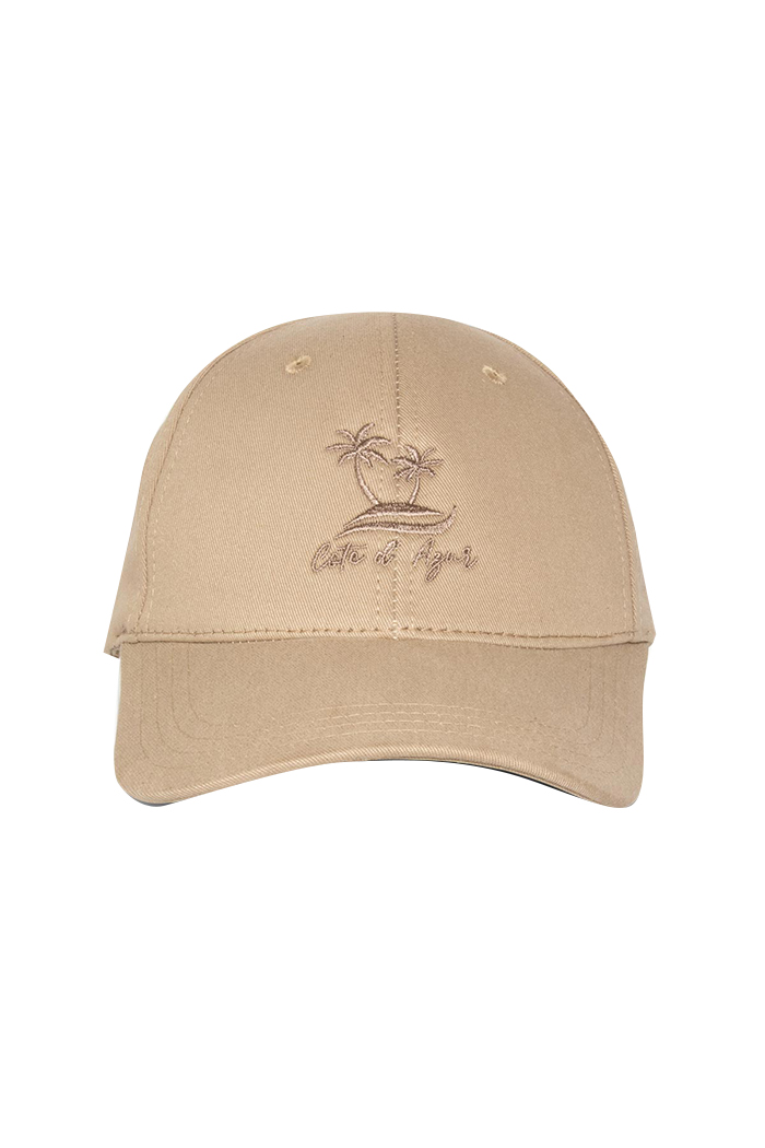 Les Palmiers Bej Şapka