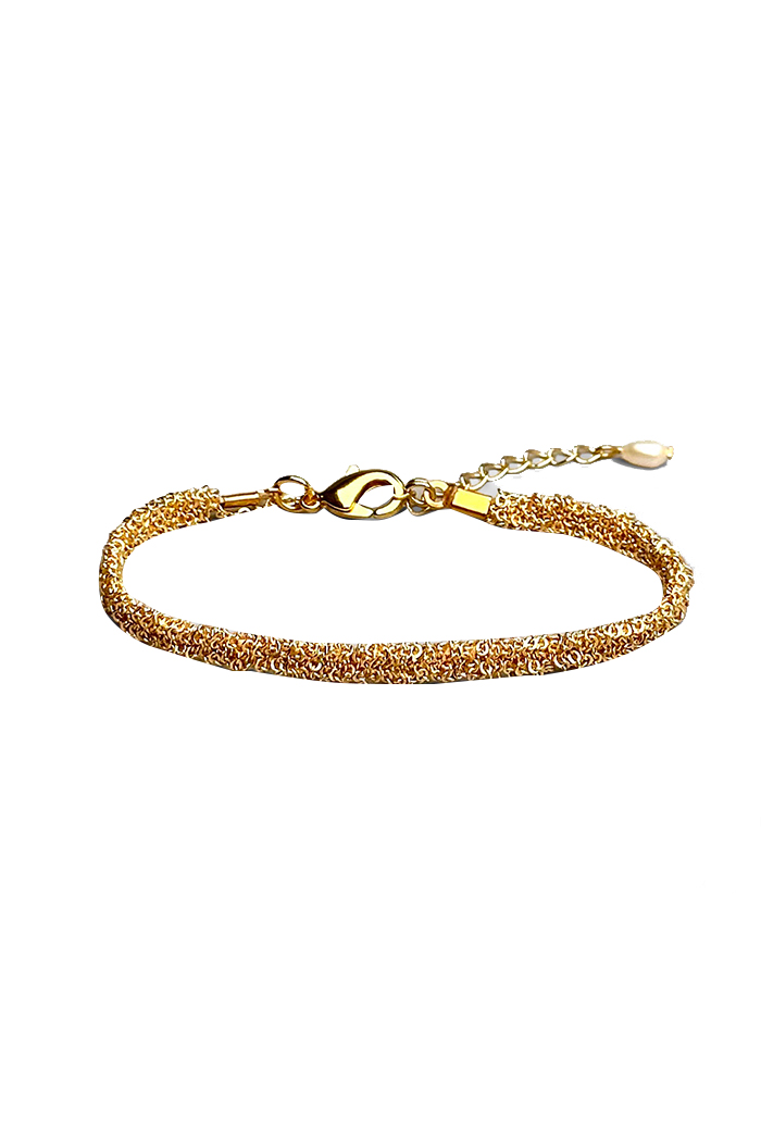 Woven Gold Dokuma Bileklik – XS