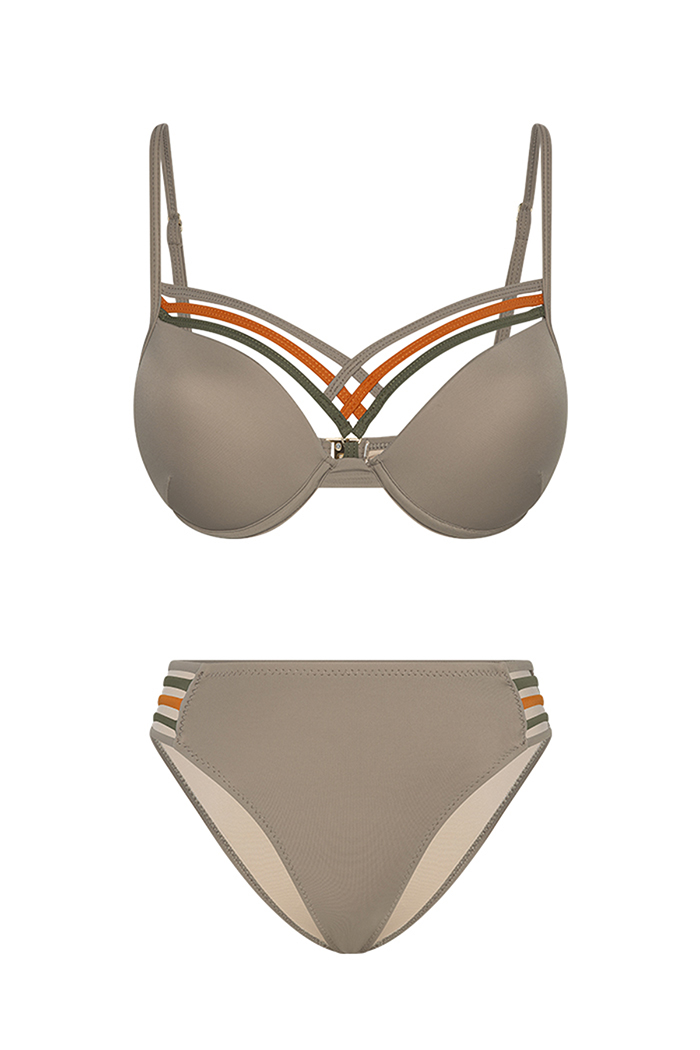 Girasole Toprak Balenli Bikini Takımı