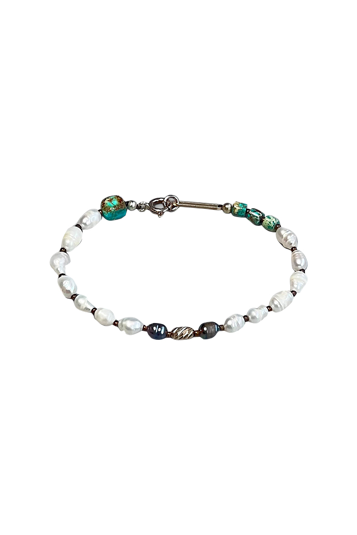 Royal White – Unisex İnci Bileklik