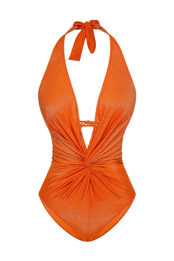 Radicans Düğümlü Turuncu Mayo