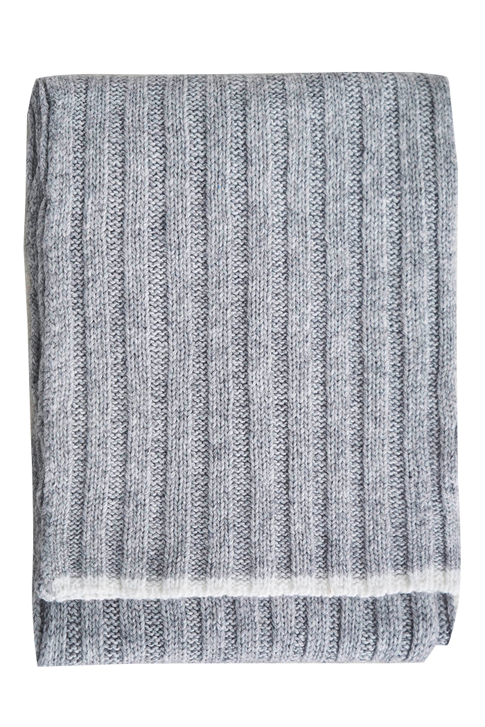 Gri Renk Kaşmir Atkı