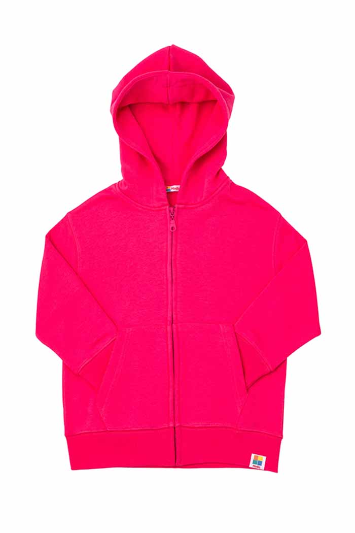 Miniliq Raspberry Fermuarlu Kapüşonlu Eşofman Üstü