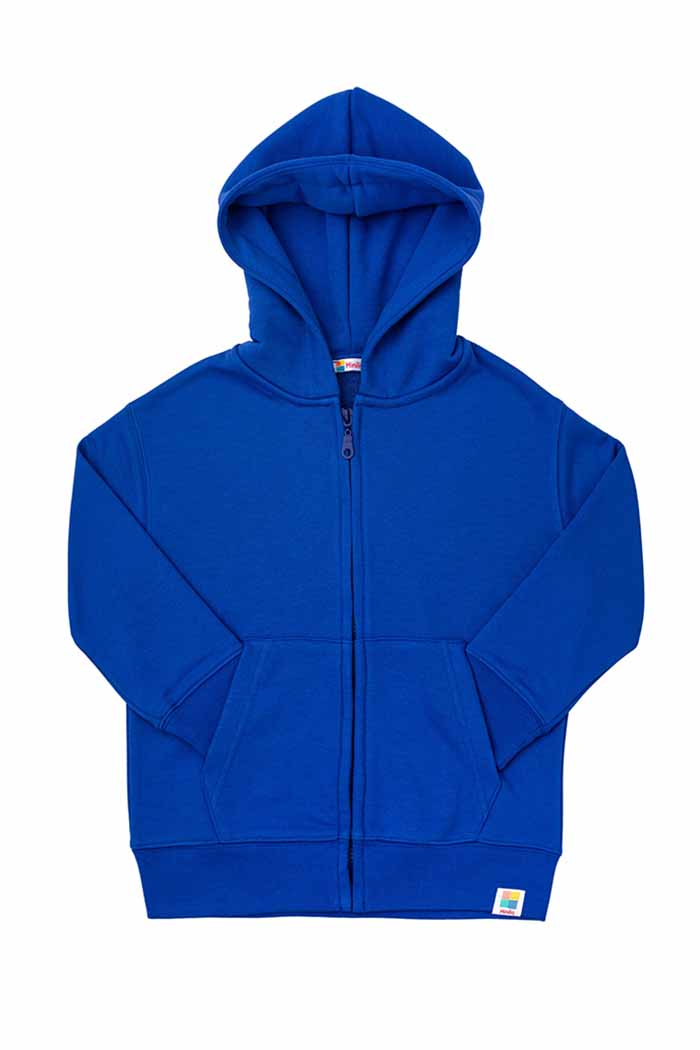 Miniliq Lapis Blue Fermuarlı Kapüşonlu Eşofman Üstü