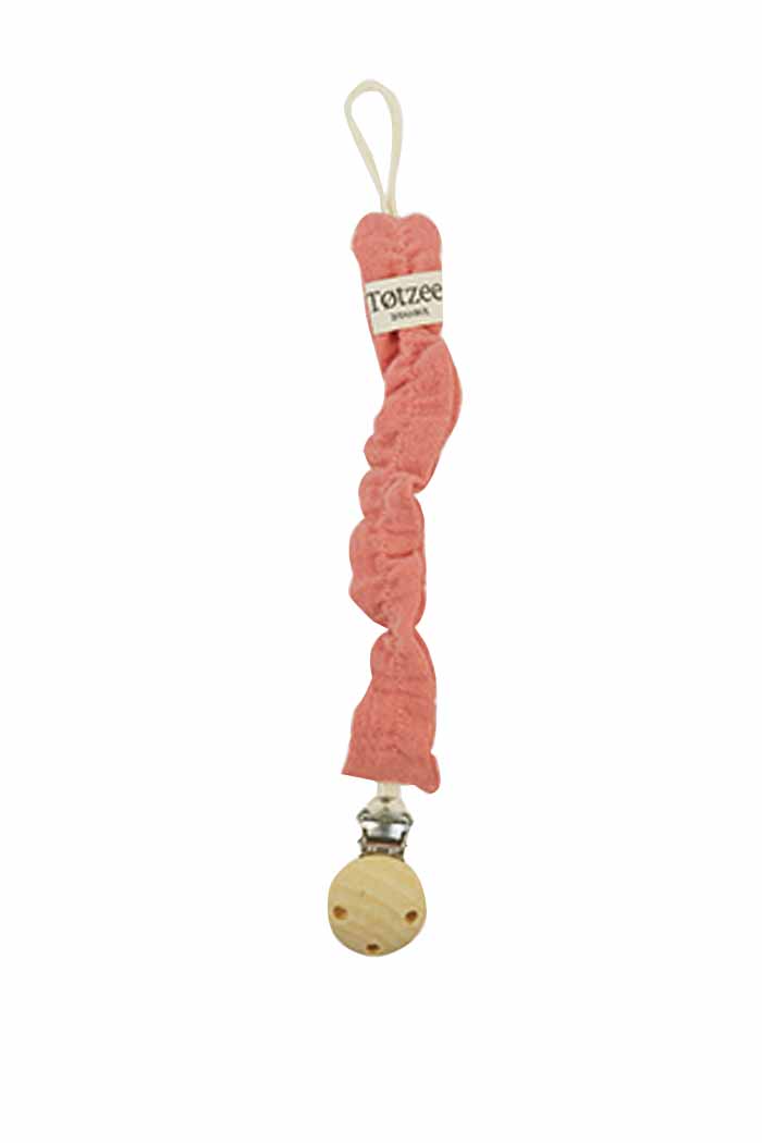 Müslin Emzik Askısı Mercan Rengi