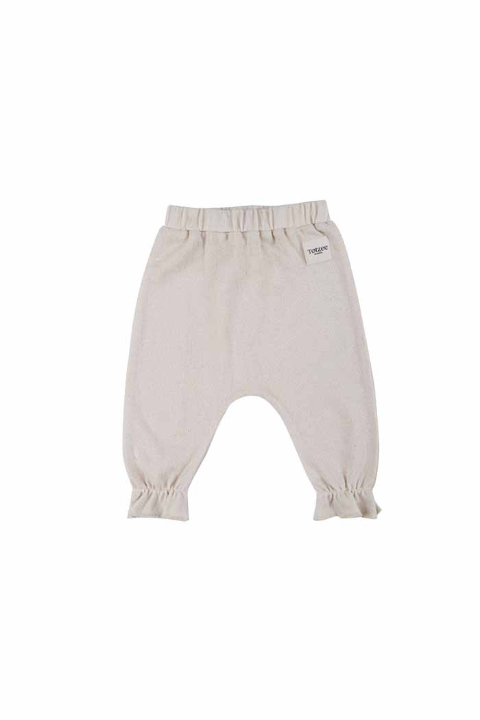 Fırfırlı Pantolon Bej