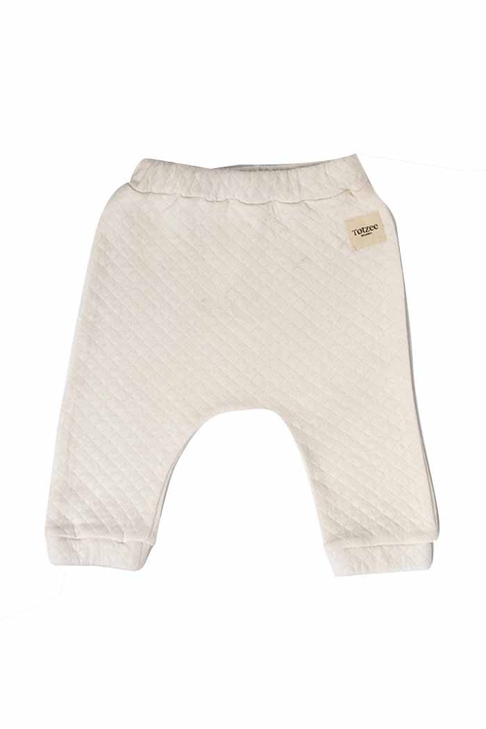 Kapitone Harem Pantolon Ekru