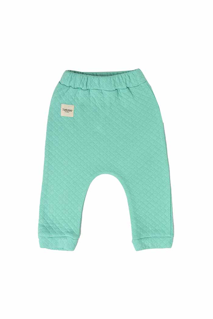 Kapitone Harem Pantolon Mint Yeşili