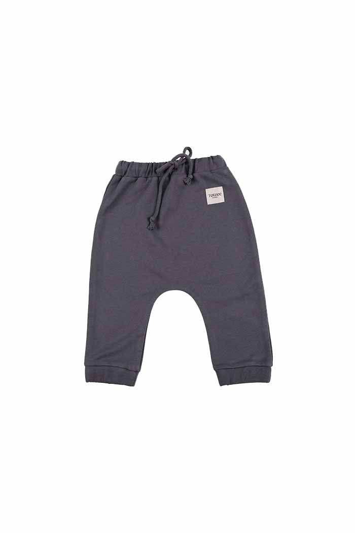 Bağcıklı Basic Pantolon Antrasit Gri