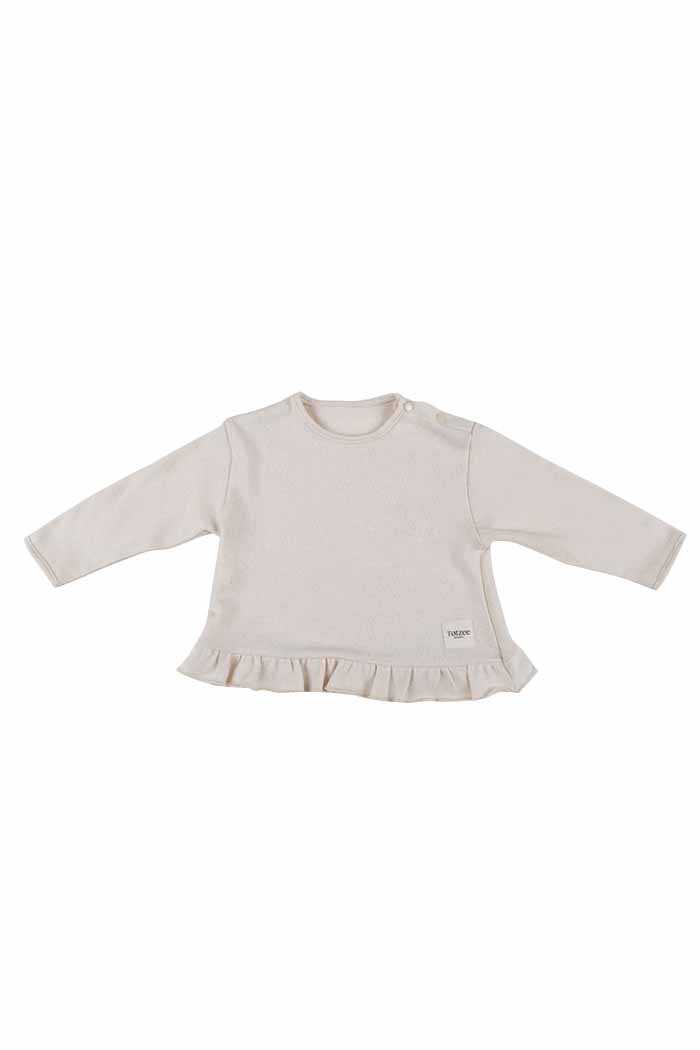 Fırfırlı Üst Bej