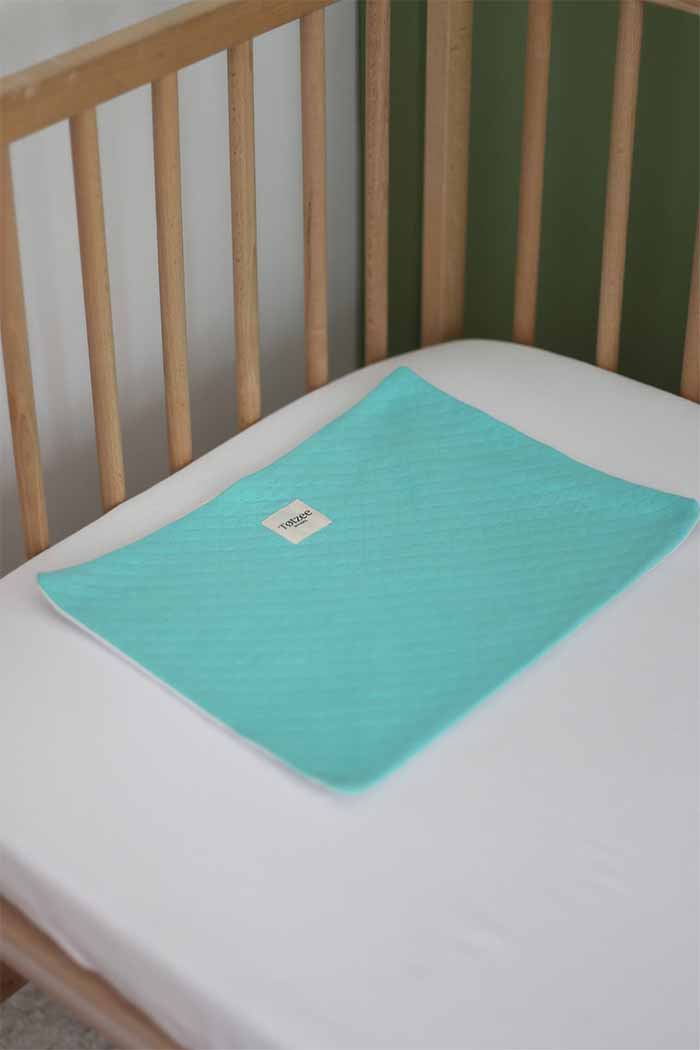 Yatak Koruyucu Yastık Mint Yeşili