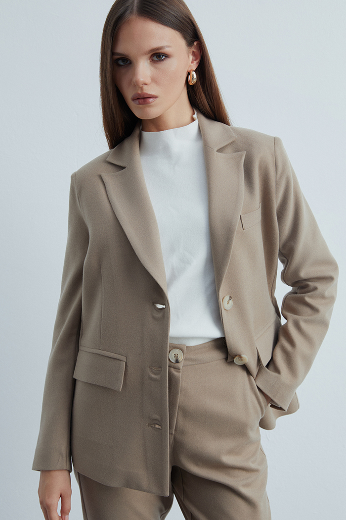 Heritage Bej Kumaş Pantolon