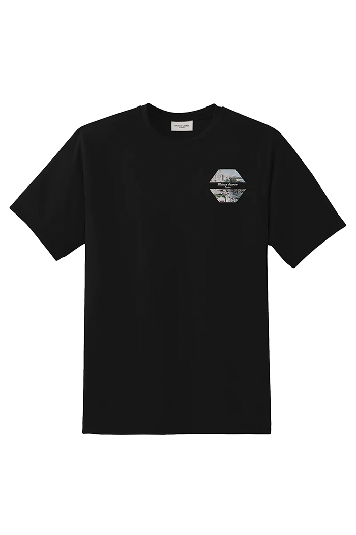 Le Festival Siyah Baskılı Tshirt