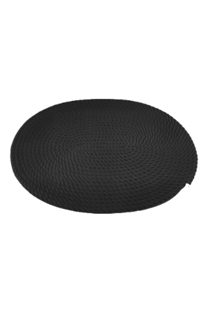 Özel Halat Tasarım Paspas Siyah