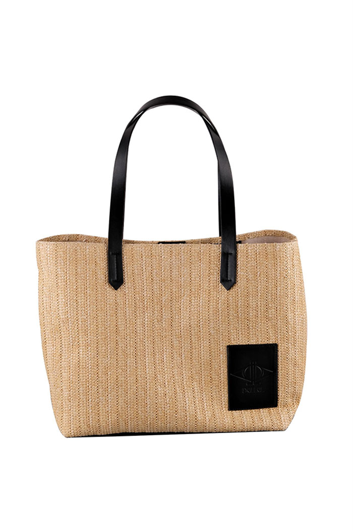 Siyah Wicky Hasır Çanta