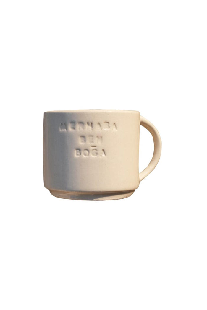 El Yapımı Seramik Burç Kupası - Boğa