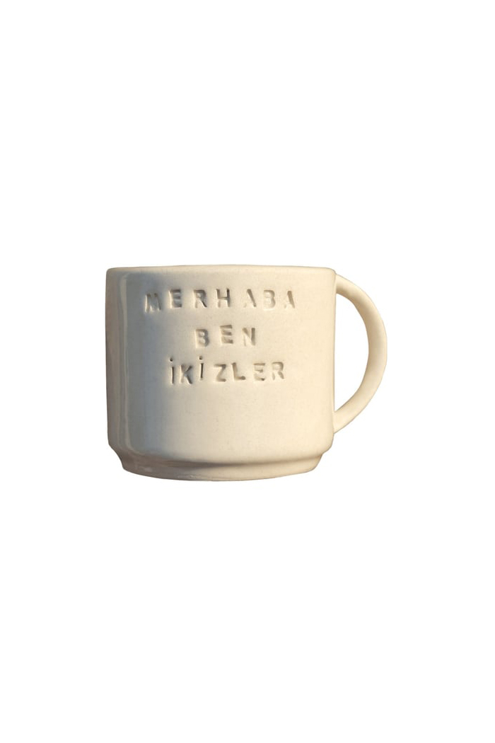 El Yapımı Seramik Burç Kupası - İkizler