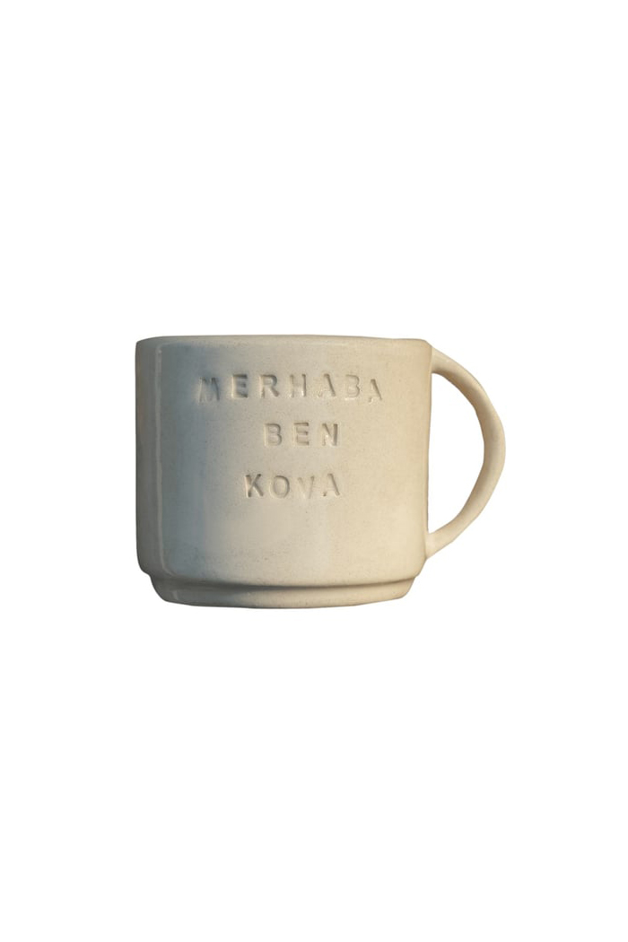 El Yapımı Seramik Burç Kupası - Kova