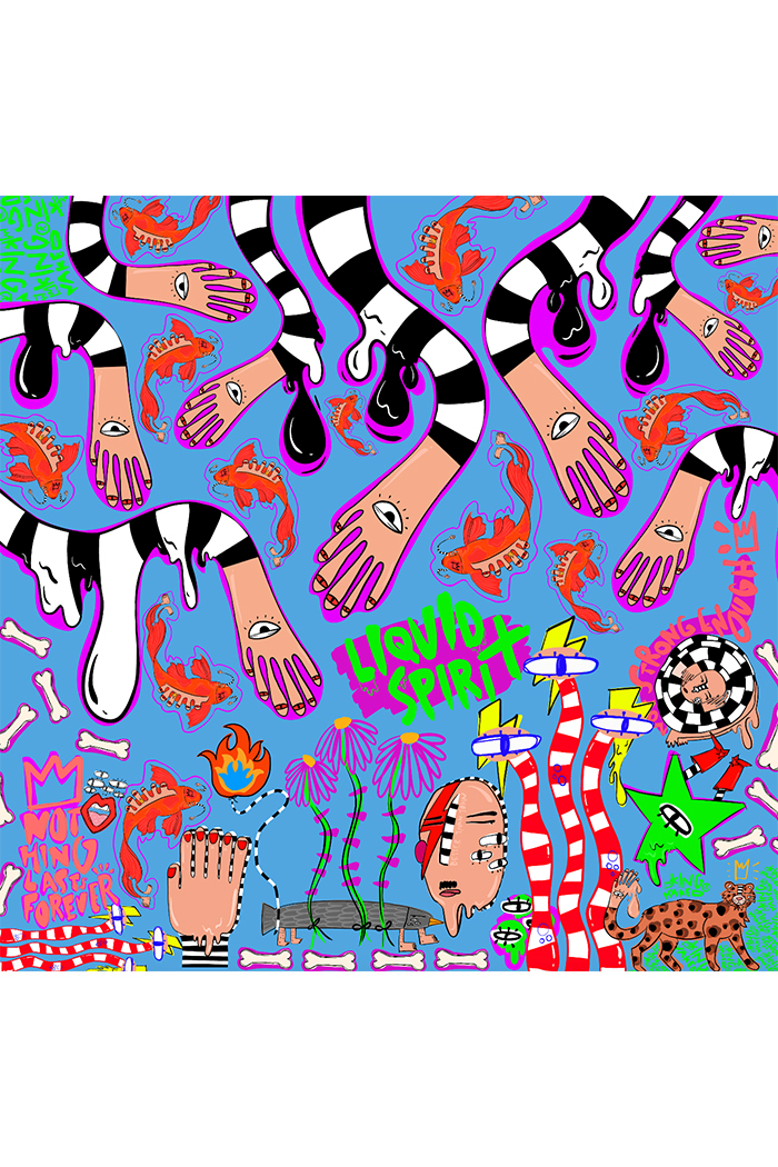 Liquid Spirit Kare Şal