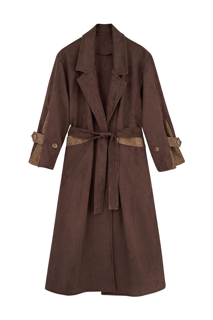 Nakon Duble Süet Coat