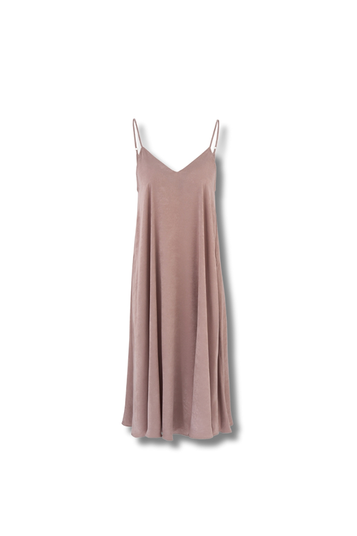 Moonlit Glow Dress Beige