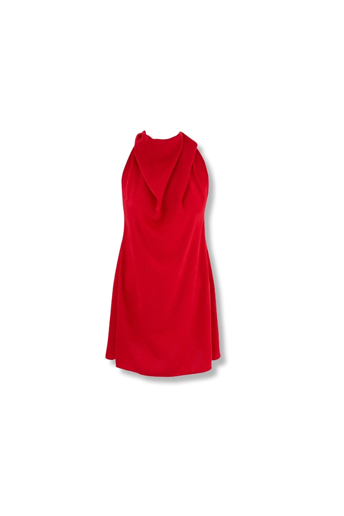 Ravish Dress Mini Red