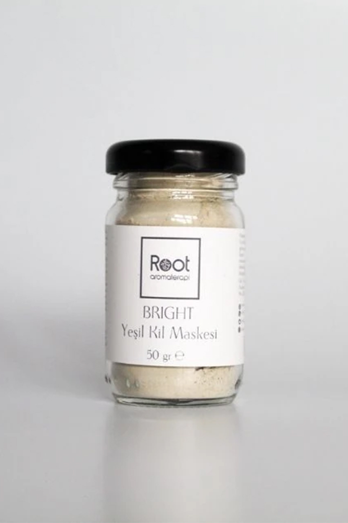 Bright Yeşil Kil Maskesi Yağlı ve Lekelenmeye Eğilimli Ciltler