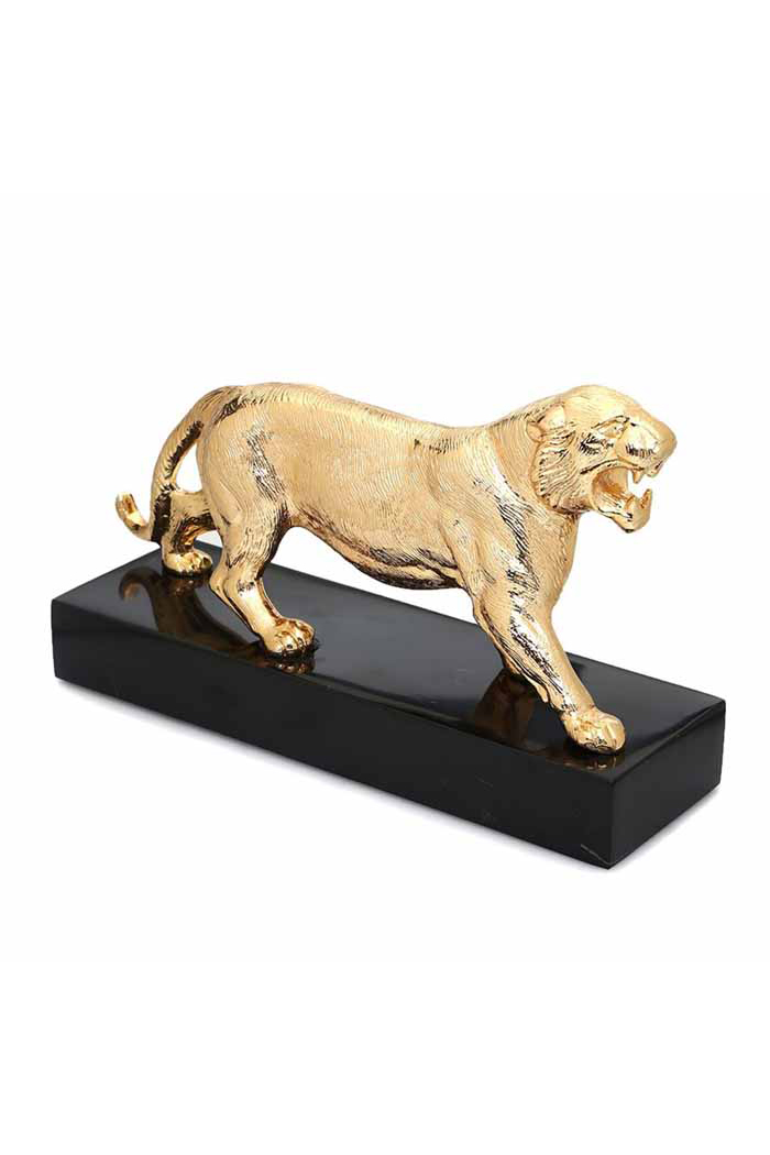 Panter Figürlü Dekoratif Obje