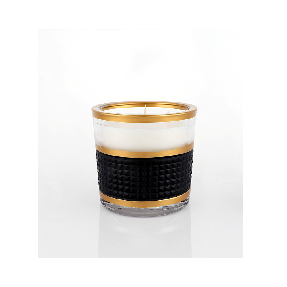 Gold Çizgi Detaylı Büyük Mumluk