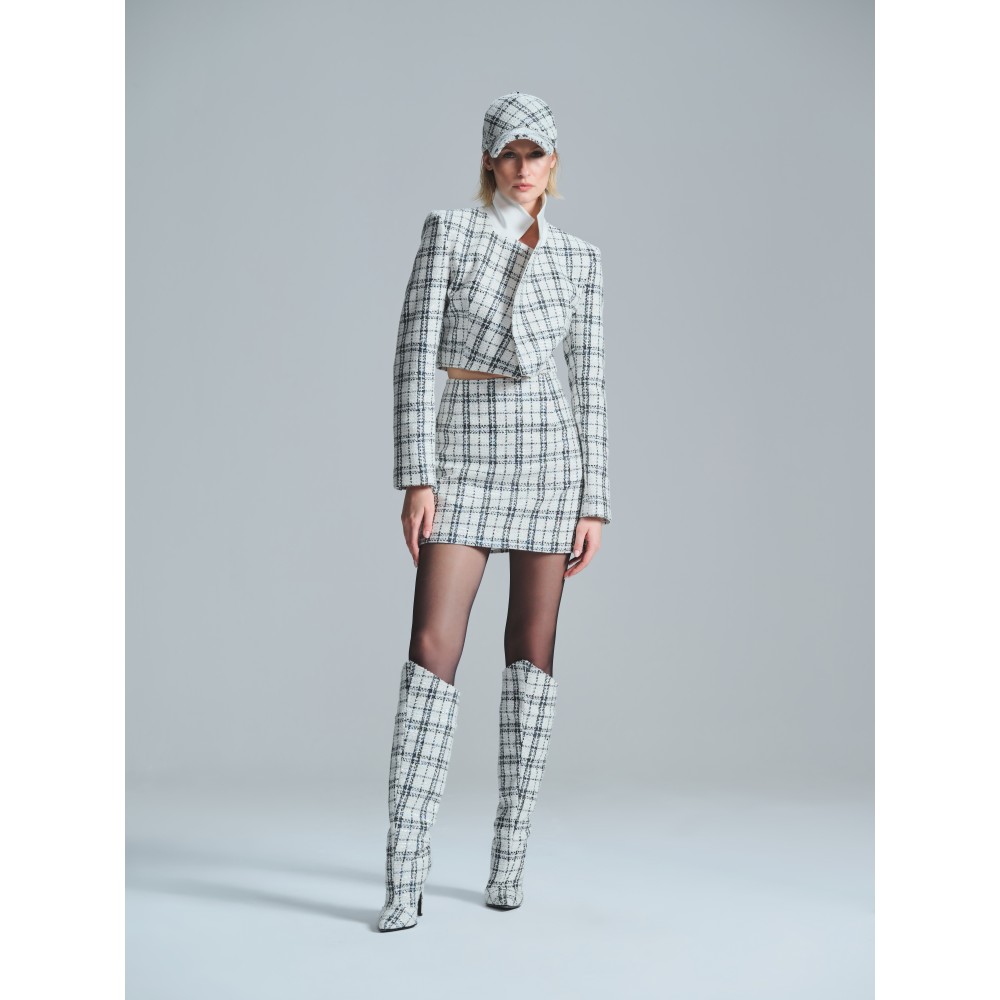 EMILY BEYAZ MINI ETEK