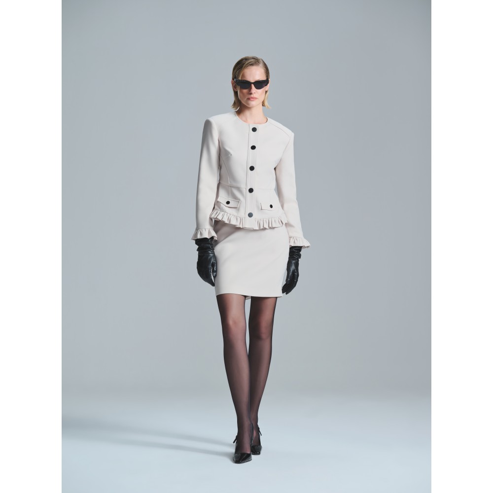 BREEZY EKRU MINI ETEK