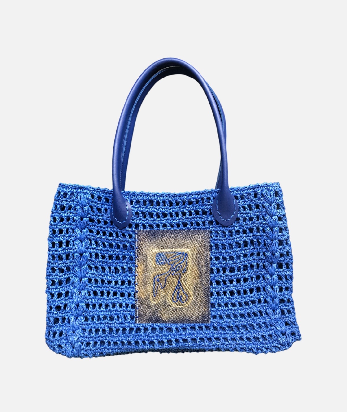 Dirim Makrome Gold Blue Tote Bag