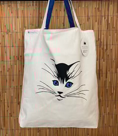 Kedili Beach Çantası - Mavi