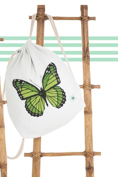 Kelebek Sırt Çantası - Yeşil