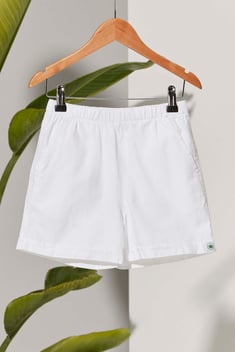 Çocuk Beyaz Şort