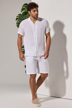 Kare Jakarlı Resort Gömlek