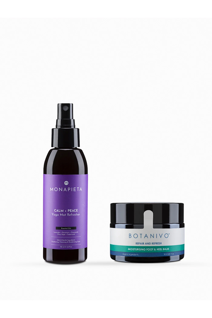 Monapieta Yoga Namaste Seti | Yoga Matı Spreyi & Ayak SPA Balmı