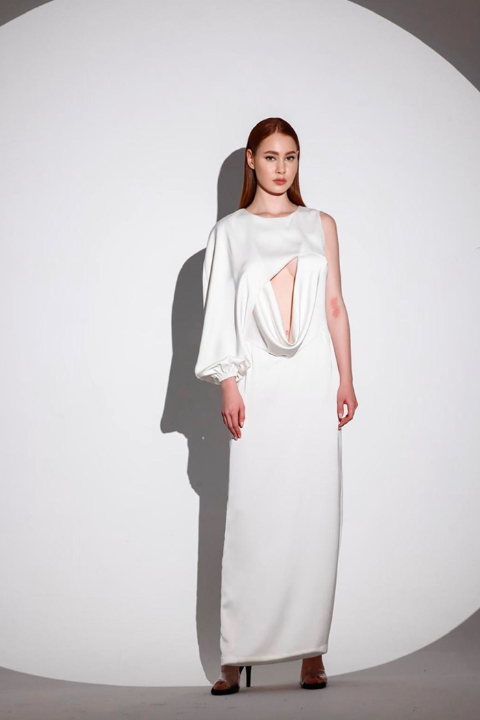 ANASTASIA DRESS ECRU