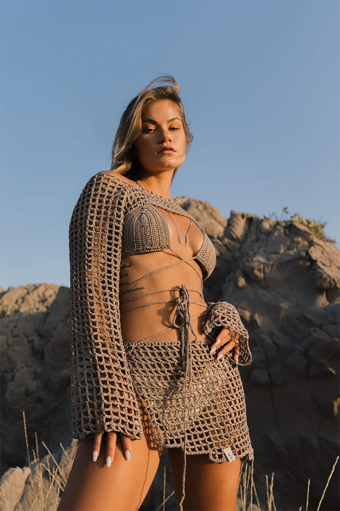 Bali Suit / Örgü Plaj Takımı