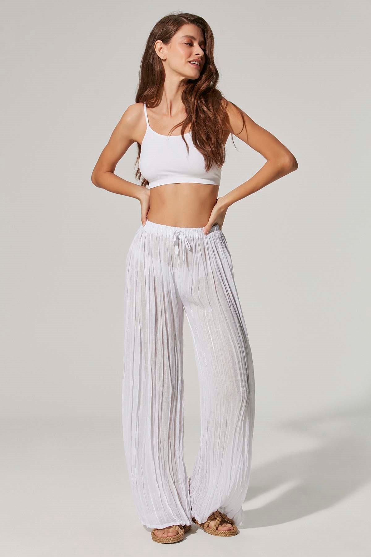 Bürümcük Kumaş Kadın Pantolon