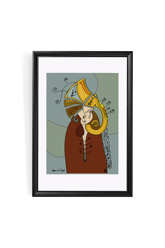 Korno 98x68 cm (Çerçeveli)