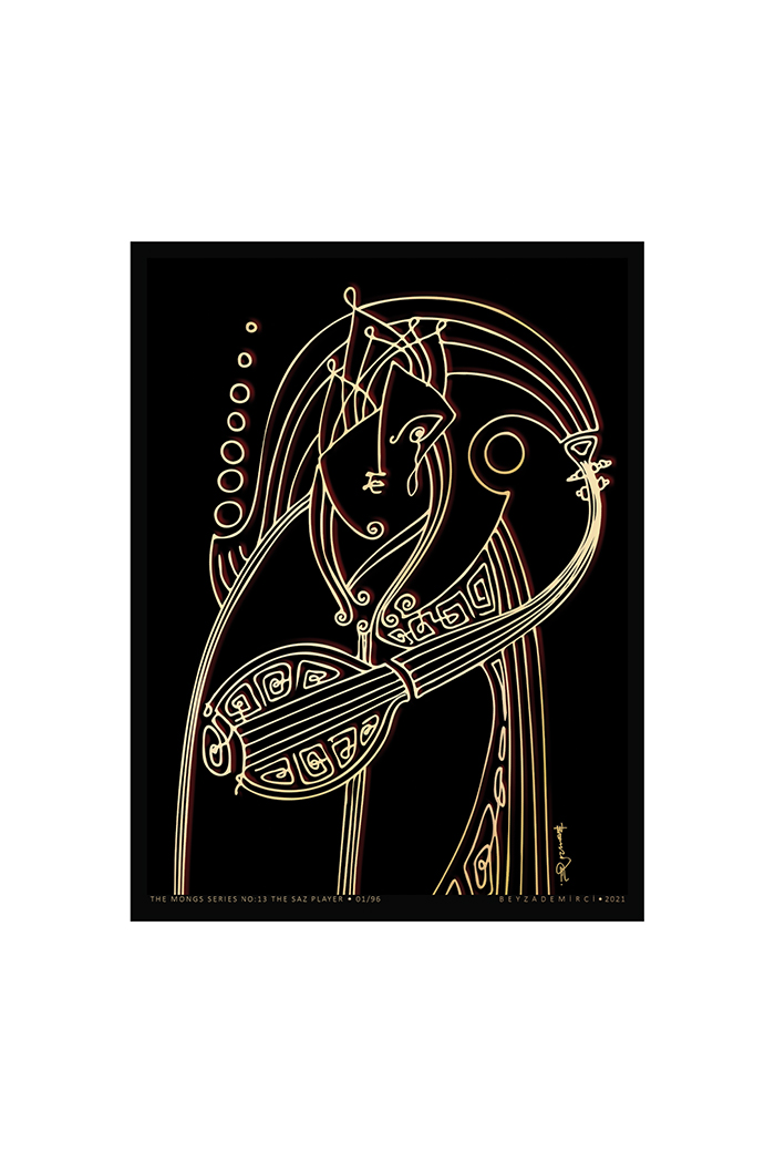 Sazlı 70x50 cm (Çerçevesiz)