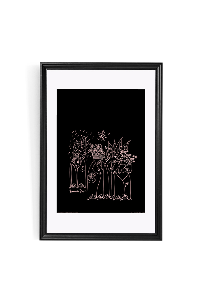 Kaktüs 98x68 cm (Çerçeveli)