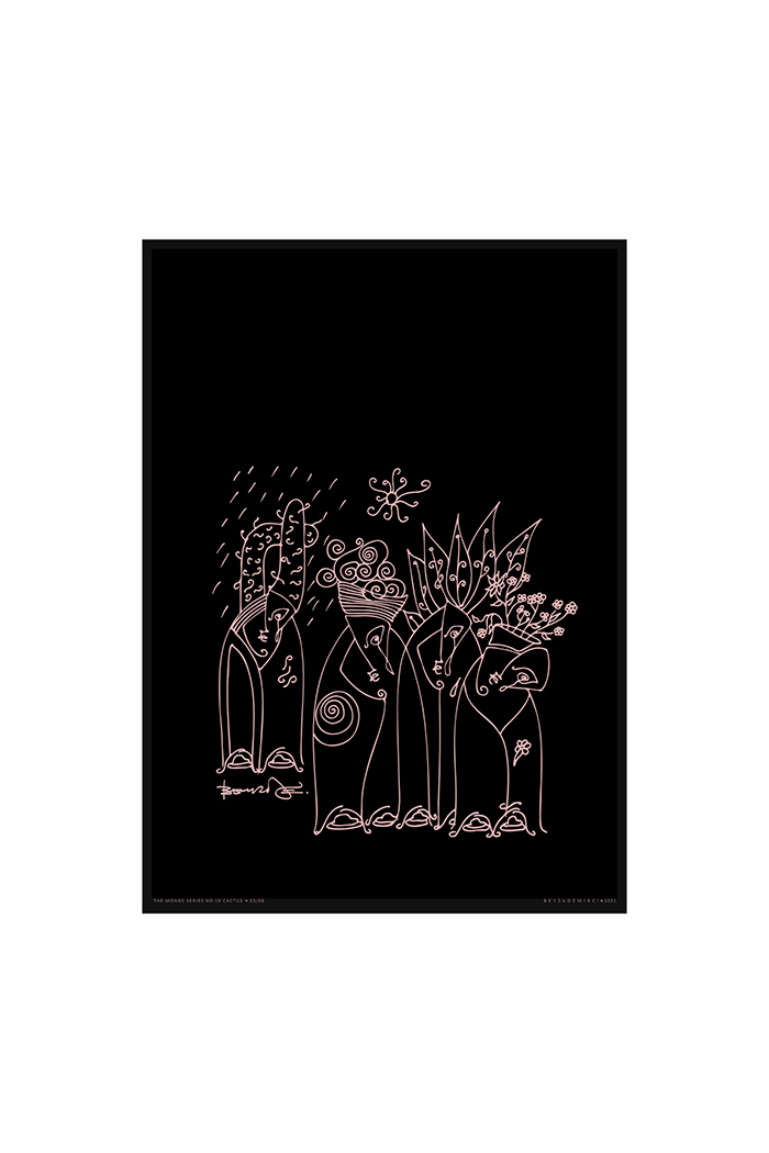 Kaktüs 70x50 cm (Çerçevesiz)