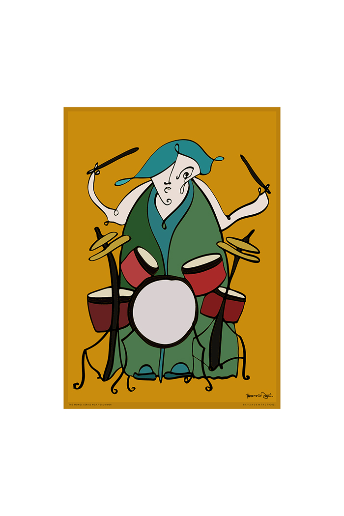 Baterist 21x29 cm (Çerçevesiz)