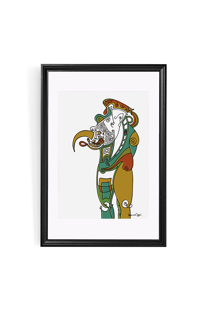 Sütçü 98x68 cm (Çerçeveli)