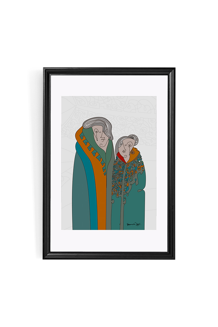 Camall ile Marand 98x68 cm (Çerçeveli)